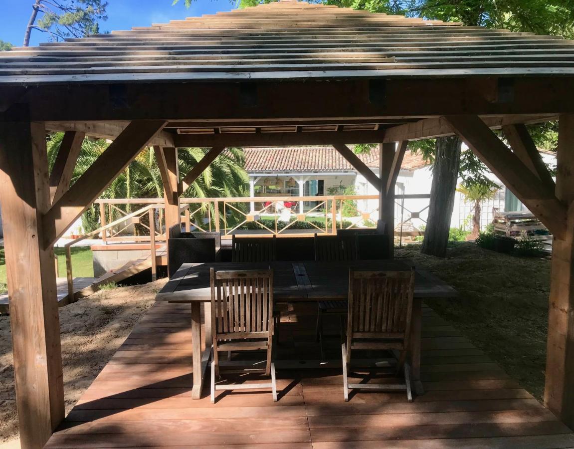 La Maison De La Dune - Chambres Climatisees - Jacuzzi 1Ere Seance Offerte - Piscine Chauffee Avec Abri Amovible - Plage Situee A 200M, Acces Direct Par Le Bois La Couarde-sur-Mer Luaran gambar