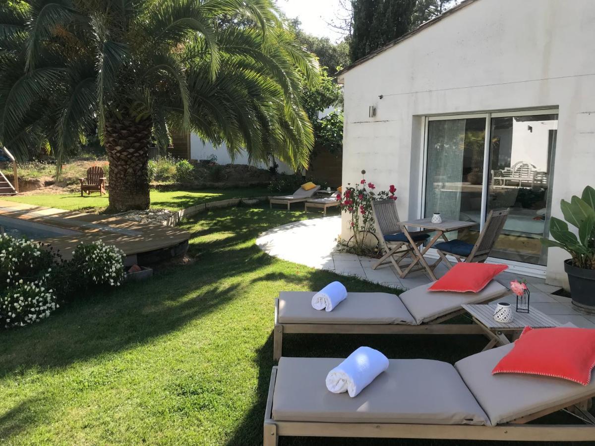 La Maison De La Dune - Chambres Climatisees - Jacuzzi 1Ere Seance Offerte - Piscine Chauffee Avec Abri Amovible - Plage Situee A 200M, Acces Direct Par Le Bois La Couarde-sur-Mer Luaran gambar