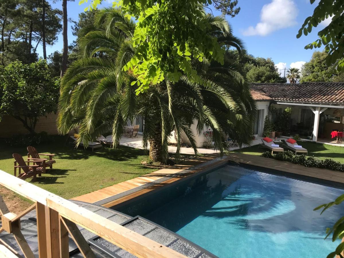 La Maison De La Dune - Chambres Climatisees - Jacuzzi 1Ere Seance Offerte - Piscine Chauffee Avec Abri Amovible - Plage Situee A 200M, Acces Direct Par Le Bois La Couarde-sur-Mer Luaran gambar